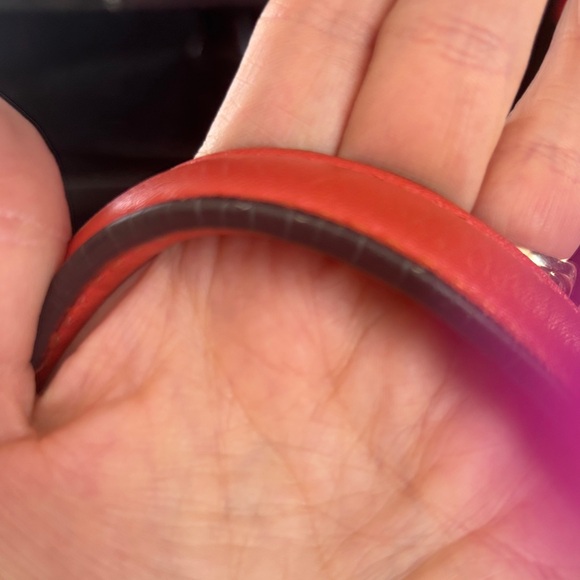 MCM Vintage Y2K Coral/Tangerine Leather 2-Way Satchel - Picture 7 of 16